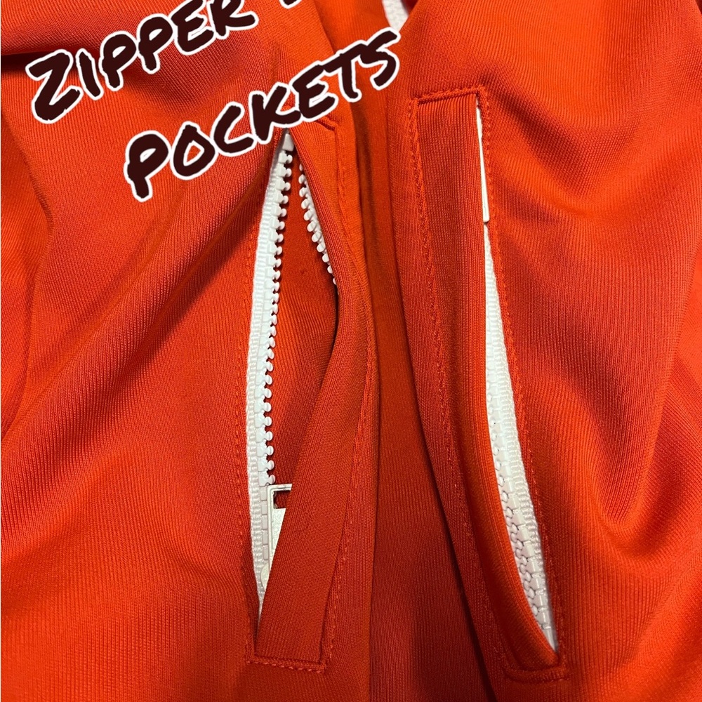 πHOST PICK π NWT The Kooples Retro Jacket in red, brown and cream. - Picture 8 of 13